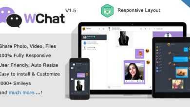 Photo of [Download-S1] Wchat v1.6 - Fully Responsive PHP AJAX Chat Script - nulled