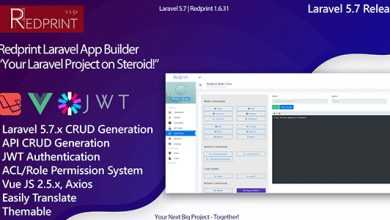 Photo of [Download-S1] Redprint v1.6.32 - Laravel App Builder CRUD Generator Plus - nulled
