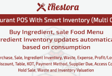 Photo of [Download-S1] iRestora - Restaurant POS with Smart Inventory (Multi Store)
