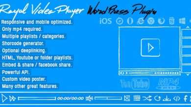 Photo of [Download-S1] Royal Video Player v3.4 - Wordpress Plugin