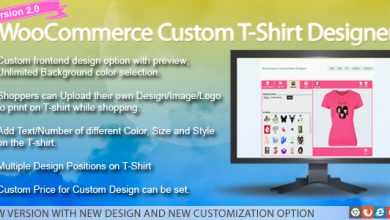 Photo of [Download-S1] WooCommerce Custom T-Shirt Designer v2.0.8