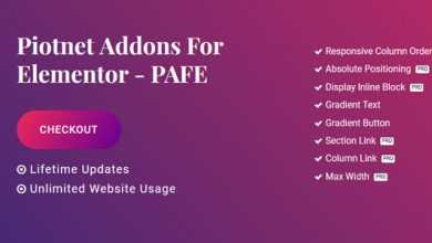 Photo of [Download-S1] Piotnet Addons Pro For Elementor v3.5.0
