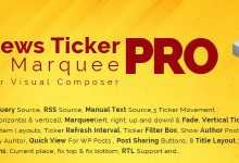 Photo of [Download-S1] Pro News Ticker & Marquee for Visual Composer v1.3.1