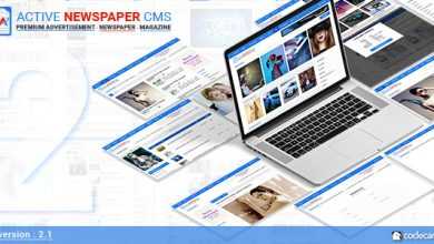 Photo of [Download-S1] Active Newspaper CMS v2.1 - nulled
