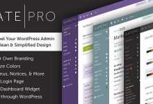 Photo of [Download-S1] Slate Pro v1.1.5 - A White Label WordPress Admin Theme