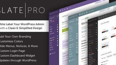 Photo of [Download-S1] Slate Pro v1.1.7 - A White Label WordPress Admin Theme