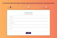 Photo of [Download-S1] MultiStep Form with Ajax Submit