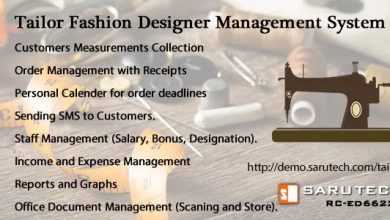 Photo of [Download-S1] Tailor / Fashion Designer Management System