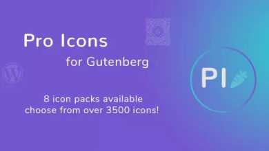 Photo of [Download-S1] Pro Icons for Gutenberg WordPress Editor v1.0.0