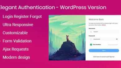 Photo of [Download-S1] Elegant Authentication for WordPress v2.0.0