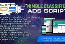 Photo of [Download-S1] Nimble Classified Ads Script v1.19 – PHP And Laravel Geo Classified Advertisement CMS