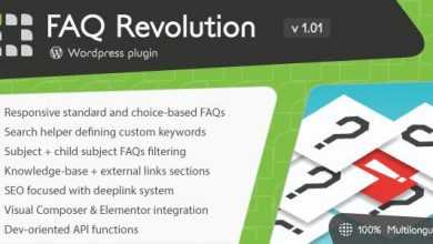 Photo of [Download-S1] FAQ Revolution v1.01 - WordPress Plugin