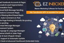 Photo of [Download-S1] EZ Inboxer v7.2.3 - Master Marketing Software for Facebook - nulled