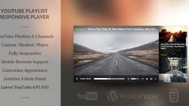 Photo of [Download-S1] Responsive Youtube Playlist Video Player v1.11.0
