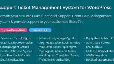 Photo of [Download-S1] Support Ticket Management System for WordPress v1.1