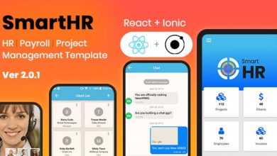 Photo of [Download-S1] SmartHR - HR Management System - Ionic and React Native Mobile App Template
