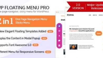 Photo of [Download-S1] WP Floating Menu Pro v2.0.6 - One page navigator, sticky menu for WordPress