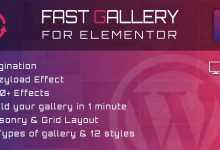 Photo of [Download-S1] Fast Gallery for Elementor v1.0 - WordPress Plugin