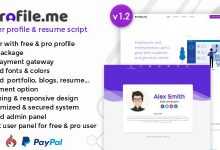 Photo of [Download-S1] Profile.me v1.2 - Multiuser Profile & Resume Script - nulled