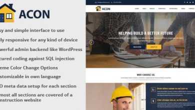 Photo of [Download-S1] Acon v1.5 - Architecture and Construction Website CMS