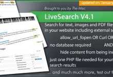 Photo of [Download-S1] LiveSearch v4.1 - Searchengine for your Website