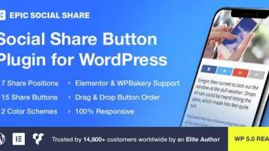 Photo of [Download-S1] Epic Social Share Button for WordPress v1.0.2