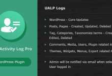 Photo of [Download-S1] User Activity Log PRO for WordPress v1.5