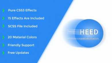 Photo of [Download-S1] Heed - Pure CSS3 Animation Effects