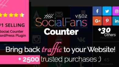 Photo of [Download-S1] SocialFans v5.0.2 - WP Responsive Social Counter Plugin