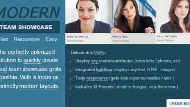 Photo of [Download-S1] Modern Team Showcase v2.5.0 - WordPress Plugin