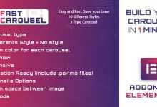 Photo of [Download-S1] Fast Carousel for Elementor v1.0 - WordPress Plugin