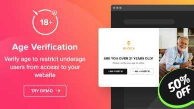 Photo of [Download-S1] Age Verification plugin for WordPress v1.0.1