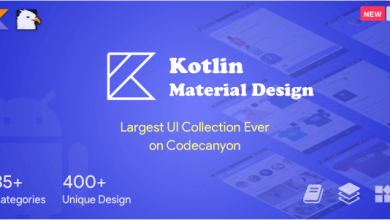 Photo of [Download-S1] Kotlin Material Design (Google Android Material Design UI Components and Template Collection) 1.1