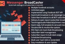 Photo of [Download-S1] Messenger Broadcaster - A Bot Inboxer Add-on : Send Bulk Message to Facebook Messenger Subscribers