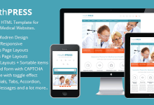 Photo of [Download-S2] HealthPress v1.1 - Health and Medical HTML Template