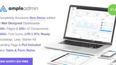 Photo of [Download-S2] Ample Admin - Ultimate Dashboard Template
