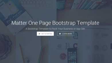 Photo of [Download-S2] Matter - Creativemarket OnePage Business Template