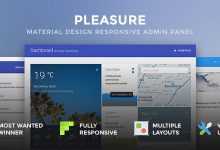 Photo of [Download-S2] Pleasure - Material Design Responsive Admin Pane