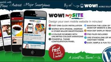 Photo of [Download-S2] WOW! mySite WordPress Themeforest Mobile Theme