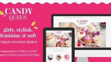 Photo of [Download-S2] Candy Queen - Responsive One Page Portfolio
