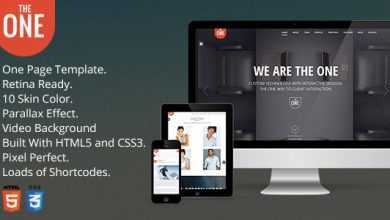 Photo of [Download-S2] Theone - Themeforest Responsive One Page Parallax Template