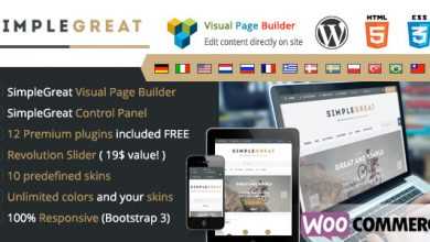 Photo of [Download-S2] SimpleGreat v1.3 - Premium WordPress WooCommerce theme