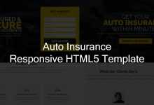 Photo of [Download-S2] Jr. Auto Insurance Landing Page - Responsive HTML5 Template