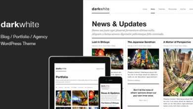 Photo of [Download-S2] Darkwhite: Themeforest Blog / Portfolio WordPress Theme