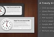 Photo of [Download-S2] A Timely Error - Themeforest Animated Clock Error Pack