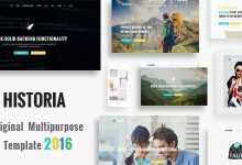 Photo of [Download-S2] Historia v1.0 - Responsive Multi-Purpose HTML Template