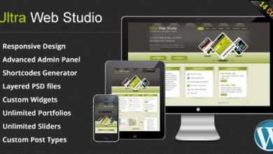 Photo of [Download-S2] Ultra Web Studio v2.16 - Blog & Portfolio WP Theme