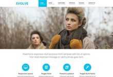 Photo of [Download-S2] EVOLVE - Creativemarket Responsive HTML5 Template