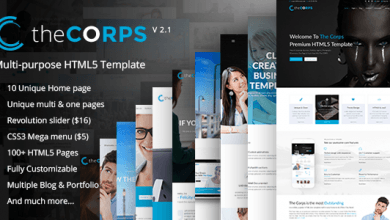 Photo of [Download-S2] The Corps - Multi-Purpose HTML5 Template