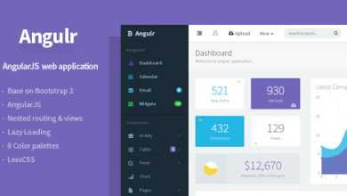 Photo of [Download-S2] Angulr v1.3.3 - Bootstrap Admin Web App with AngularJS